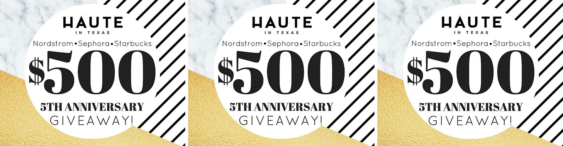 $500 Giveaway for Haute in Texas’ 5th Anniversary!