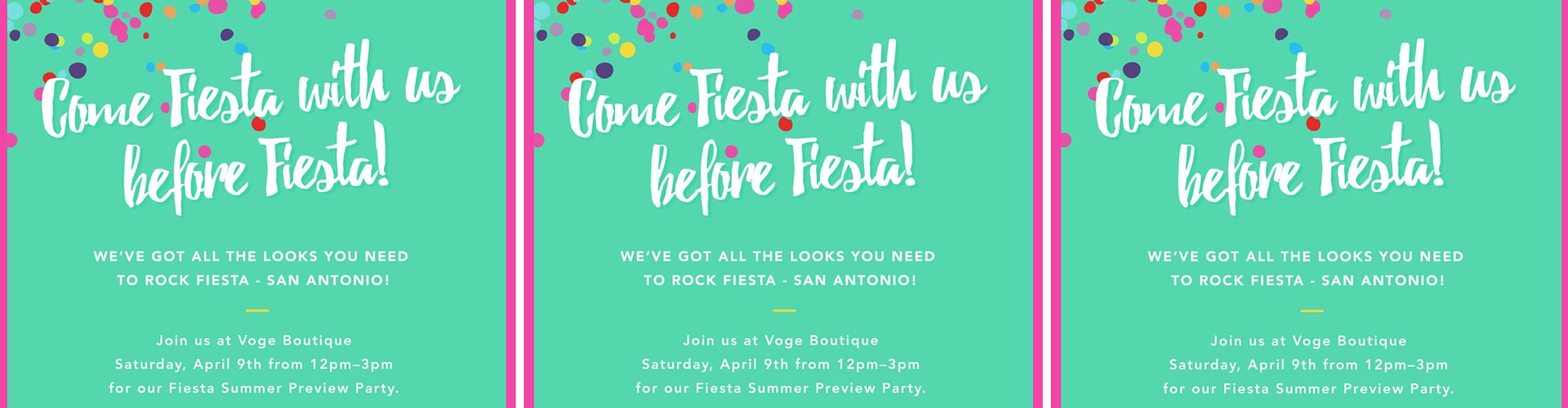 Come FIESTA with me at Voge Boutique!
