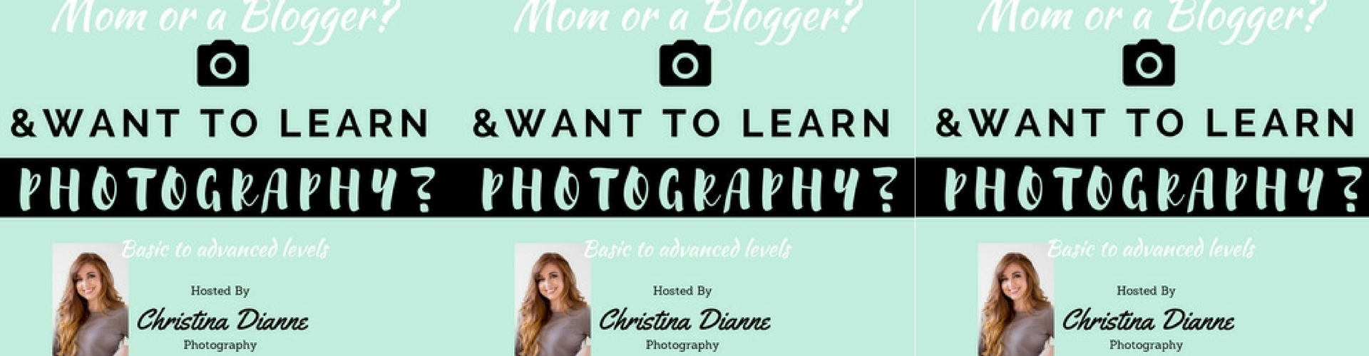 Calling all moms, bloggers, and mom bloggers: Learn photography!